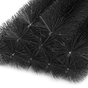 Forega Lot de 12 brosses de gouttière - 12 m - 100 cm de diamètre - 15 cm | Protection des Feuilles | Protection Contre Les martres, gouttière | Installation Facile | Protection des Panneaux solaires